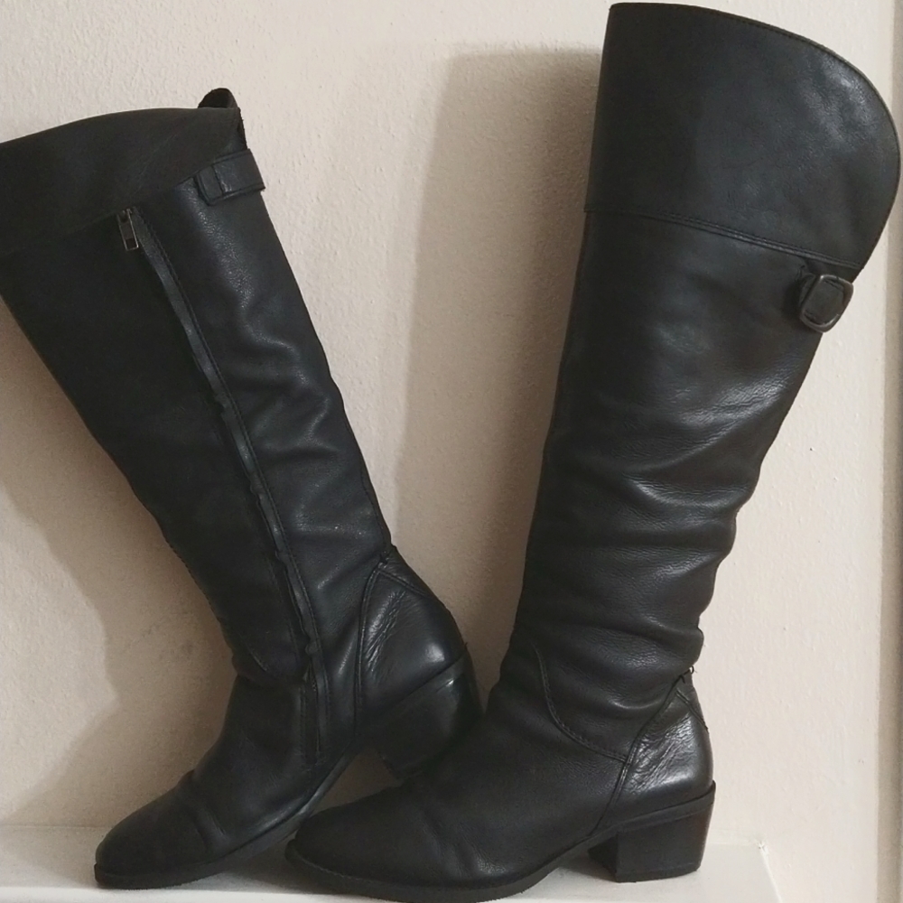 Vince Camuto W Bradi Over Knee Boots w/Vibram Soles